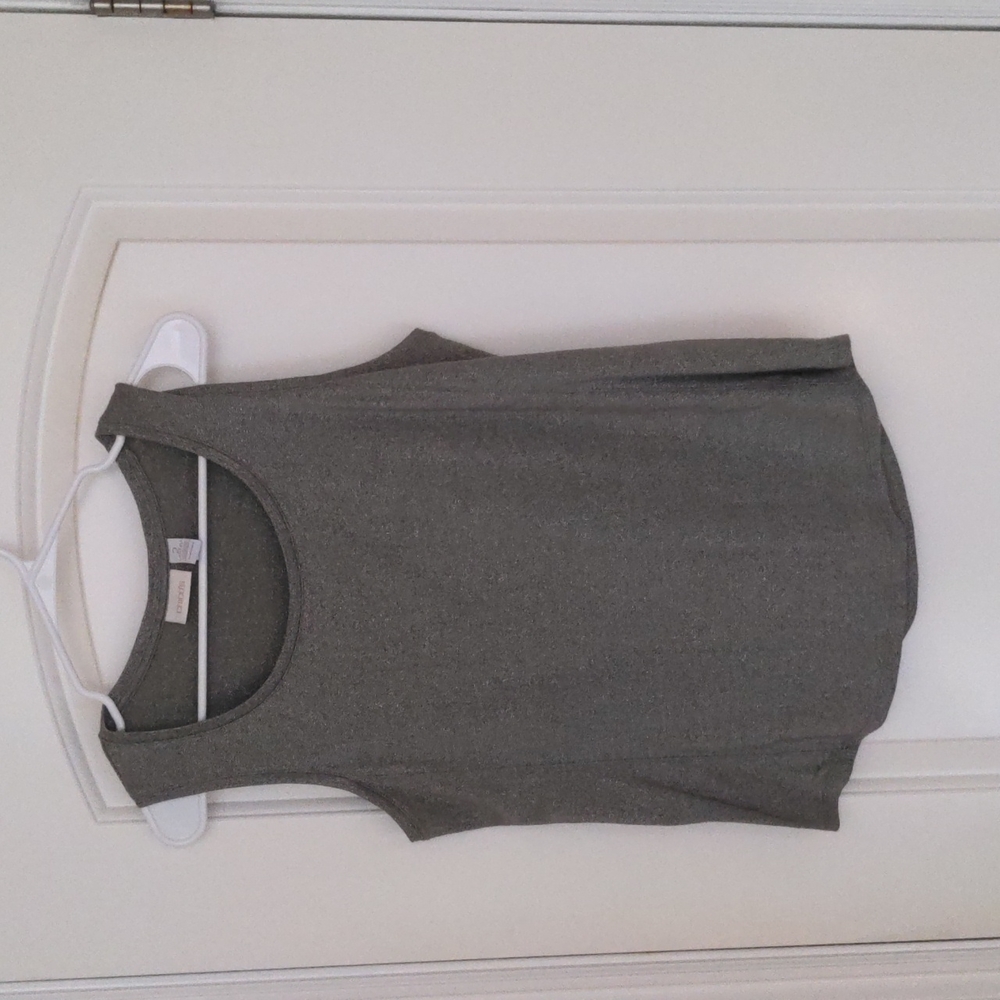 Chicos Silver Top